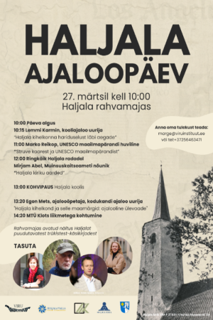 27. märts kell 10:00 Haljala ajaloopäev