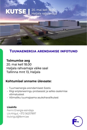 Fermi energia infotund 20.05 kell 18:00