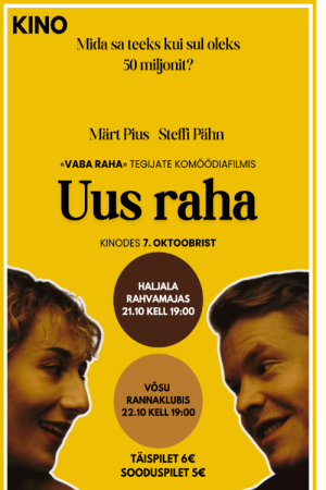 KINO 21.10 Haljalas ja 22.10 Võsul 