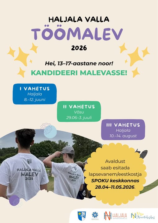 Õpilasmalev 2026 Haljala vallas