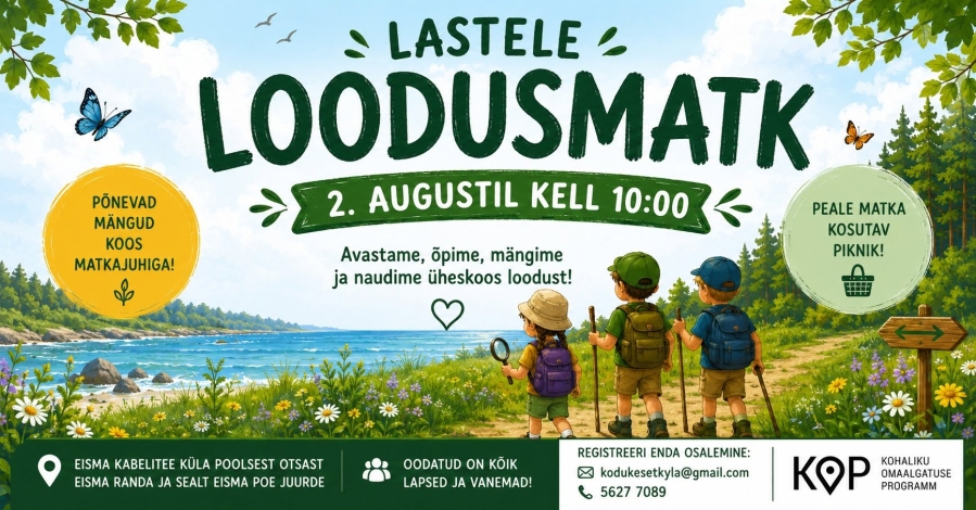 2.08 laste loodusmatk