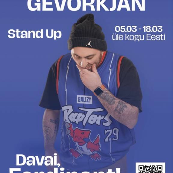 12. märtsil kell 19 Tigrani stand Up tuur 