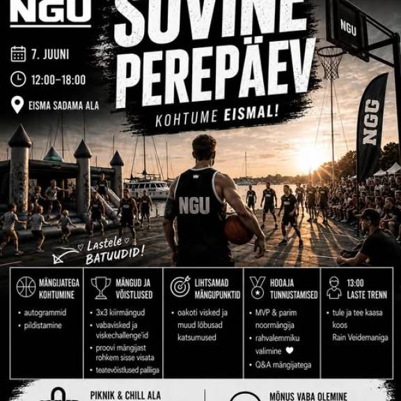 NGU & Ultras Suvine Perepäev 7. juunil Eisma sadamas