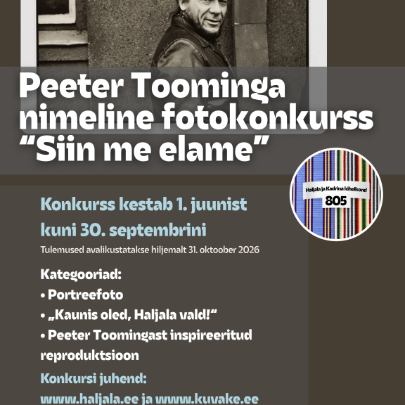 Peeter Toominga nimeline fotokonkurss „Siin me elame“ 2026