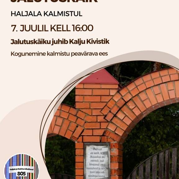 Kultuurilooline jalutuskäik Haljala kalmistul 7. juulil kell 16